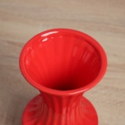 Ваза «Тьяго», феерия, 18×8.5 см, керамика, красная - Фото 2