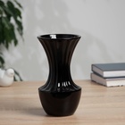 Ваза «Тьяго», феерия, 18×8.5 см, керамика, чёрная - Фото 1