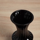 Ваза «Тьяго», феерия, 18×8.5 см, керамика, чёрная - Фото 2