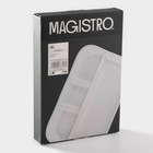 Менажница фарфоровая 4 ячейки Magistro «Бланш», 31×21×3,5 см, цвет белый - фото 5179292