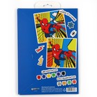 Цветной картон с блёстками, А4, 10 листов, 10 цветов, немелованный, двусторонний, в папке, 250 г/м², «Человек-паук» - Фото 7