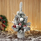 Искусственная ёлка настольная «Зимнее волшебство. Принцесса», 43×23 см, ПВХ ветки отгибаются - Фото 1