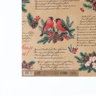 Упаковочная бумага на Новый год крафтовая «С Новым годом», 70?100 см (комплект 10 шт) - фото 63101172