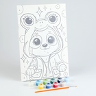 Картина по номерам для детей «Малыш-панда», 20×30 см - Фото 2