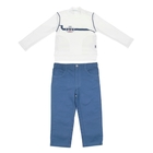 Комплект для мальчика "Корона": кофта, брюки, рост 104-110 см (4-5л.), цвет микс 9199CD1620 - Фото 3
