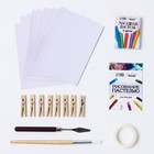 Набор для рисования масляной пастелью. Открытки своими руками «Космос внутри», набор для творчества - Фото 4