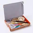 Набор для рисования масляной пастелью. Открытки своими руками «Озорные зверята», набор для творчества - Фото 3