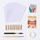 Набор для рисования масляной пастелью. Открытки своими руками «Озорные зверята», набор для творчества - Фото 4