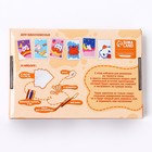 Набор для рисования масляной пастелью. Открытки своими руками «Озорные зверята», набор для творчества - Фото 8