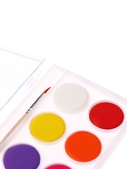 Краски акварельные 12 цветов, круглые, диаметр кюветы 28 мм, с кистью, пластиковый пенал, CALLIGRATA TOP - Фото 5