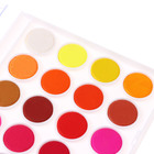 Краски акварельные 36 цветов, круглые, диаметр кюветы 23 мм, с кистью, пластиковый пенал, CALLIGRATA TOP - Фото 5