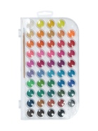 Краски акварельные 48 цветов, круглые, диаметр кюветы 23 мм, с кистью, пластиковый пенал, CALLIGRATA TOP - фото 119069206 Краски акварельные 48 цветов, круглые, диаметр кюветы 23 мм, с кистью, пластиковый пенал, CALLIGRATA TOP - фото 119069206