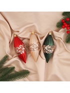 Ёлочная игрушка набор 3 шт. «Сосулька Коул» 12×4.5 см, МИКС - Фото 2