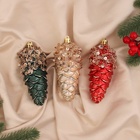 Ёлочные игрушки 3 шт. «Шишка Коул» 12×4 см, микс - Фото 2