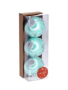 Ёлочные игрушки «Хайдвин», шары новогодние, d=8 см, набор 3 шт., нежность, зелёный - Фото 4