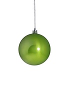 Ёлочные игрушки «Кейлеб», шары новогодние, d=8 см, набор 6 шт., зелёный - фото 120359760