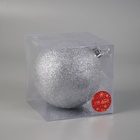 Ёлочный шар «Лоуренс», новогодний, d=15 см, серебро - фото 7634720