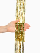 Дождик новогодний «Зимнее волшебство. Мерцание полос», b-9 см, L-150 см, жёлтый - Фото 3