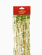 Дождик новогодний «Зимнее волшебство. Мерцание полос», b-9 см, L-150 см, жёлтый - Фото 7