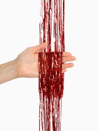 Дождик новогодний «Зимнее волшебство. Мерцание звёзд», b - 9 см, L - 150 см, красный 10480472