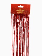 Дождик новогодний «Зимнее волшебство. Мерцание звёзд», b - 9 см, L - 150 см, красный 10480472