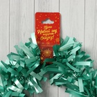 Мишура новогодняя «Зимнее волшебство. Праздничное свечение», d=9 см, 200 см, зелёный - Фото 2