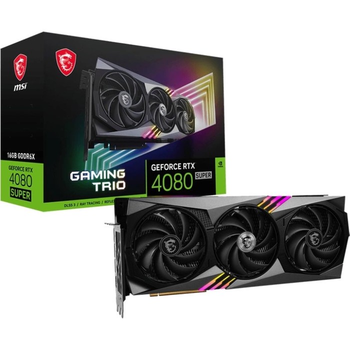 Видеокарта MSI PCI-E 4.0 RTX 4080 SUPER 16G GAMING TRIO NVIDIA GeForce RTX 4080 Super 16Gb   1073496 - фото 51635975