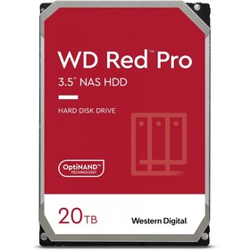 Жесткий диск WD SATA-III 20TB WD201KFGX NAS Red Pro (7200rpm) 512Mb 3.5"