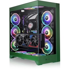 Корпус Thermaltake CTE E660MX Racing зеленый без БП E-ATX 11x120mm 4x140mm 2xUSB3.0 audio b   107350