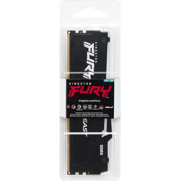 Память DDR5 8GB 5600MHz Kingston KF556C36BBEA-8 Fury Beast Black Expo RGB RTL Gaming PC5-44   107350 - фото 51636168