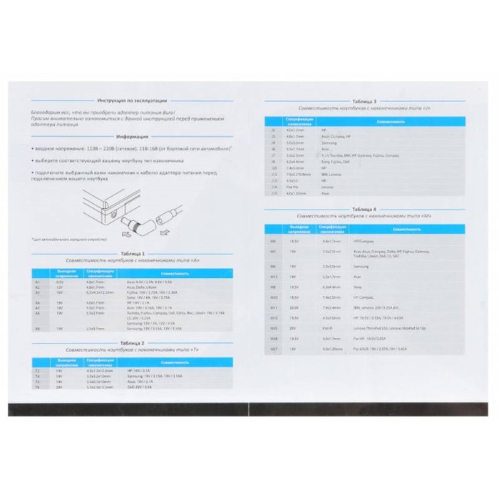 Блок питания Buro BUM-0031T65 ручной 65W 12V-24V 11-connectors 3.2A 1xUSB 0.6A от бытовой э   107350 - фото 51636383