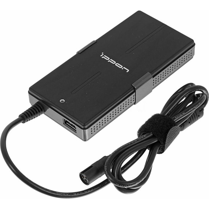Блок питания Ippon S65U, автоматический, 65 Вт, 220 В, 3.5 A, 1xUSB 2.1A, система охлаждения, чёрный - Фото 1