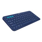 Клавиатура Logitech Multi-Device K380 темно-серый беспроводная BT slim Multimedia для ноутб   107352 - фото 51637146