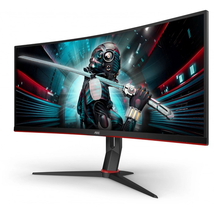 Монитор AOC 34" Gaming CU34G2X черный/красный VA LED 1ms 21:9 HDMI матовая HAS 300cd 178гр/   107352 - фото 51637211