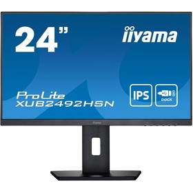 Монитор Iiyama 23.8" ProLite XUB2492HSN-B5 черный IPS LED 16:9 HDMI M/M матовая HAS Piv 250   107352