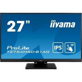 Монитор Iiyama 27" Touch T2754MSC-B1AG черный IPS LED 16:9 HDMI M/M HAS 300cd 178гр/178гр 1   107352