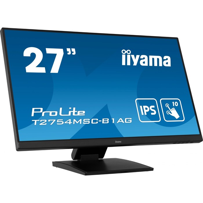 Монитор Iiyama 27" Touch T2754MSC-B1AG черный IPS LED 16:9 HDMI M/M HAS 300cd 178гр/178гр 1   107352 - фото 51637288