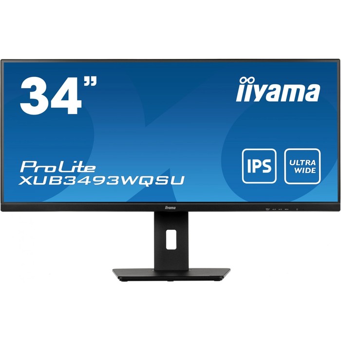 Монитор Iiyama 34" ProLite XUB3493WQSU-B5 черный IPS LED 21:9 HDMI M/M матовая HAS Piv 400c   107352 - фото 51637303