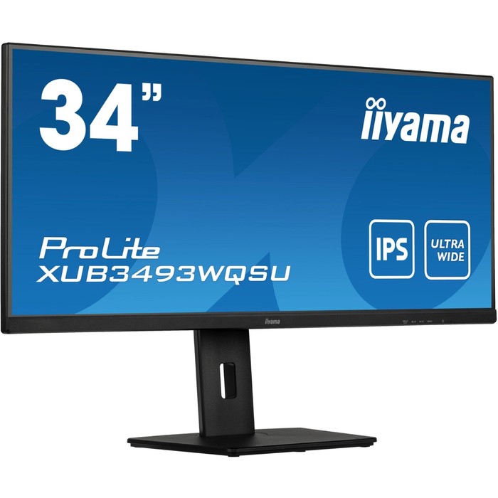 Монитор Iiyama 34" ProLite XUB3493WQSU-B5 черный IPS LED 21:9 HDMI M/M матовая HAS Piv 400c   107352 - фото 51637304