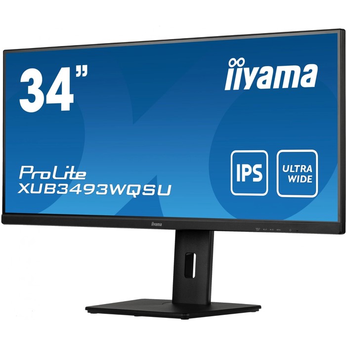 Монитор Iiyama 34" ProLite XUB3493WQSU-B5 черный IPS LED 21:9 HDMI M/M матовая HAS Piv 400c   107352 - фото 51637306