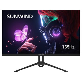 Монитор SunWind 23.8" SUN-M24BA107 черный IPS LED 16:9 HDMI матовая 300cd 178гр/178гр 1920x   107352