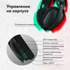 Наушники с микрофоном GMNG GG-HS420W темно-серый 1.5м накладные BT/Radio оголовье (1970391)   107352 - Фото 10