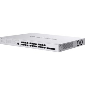 Коммутатор TP-Link Omada Pro S5500-24GP4XF (L2+) 24x1Гбит/с 4xКомбо(10GBase-T/SFP+) 4SFP+ 2   107353