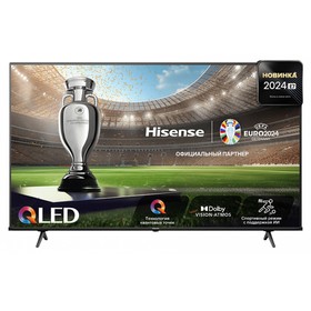 Телевизор QLED Hisense 55" 55E7NQ черный 4K Ultra HD 60Hz DVB-T DVB-T2 DVB-C DVB-S DVB-S2 U   107353