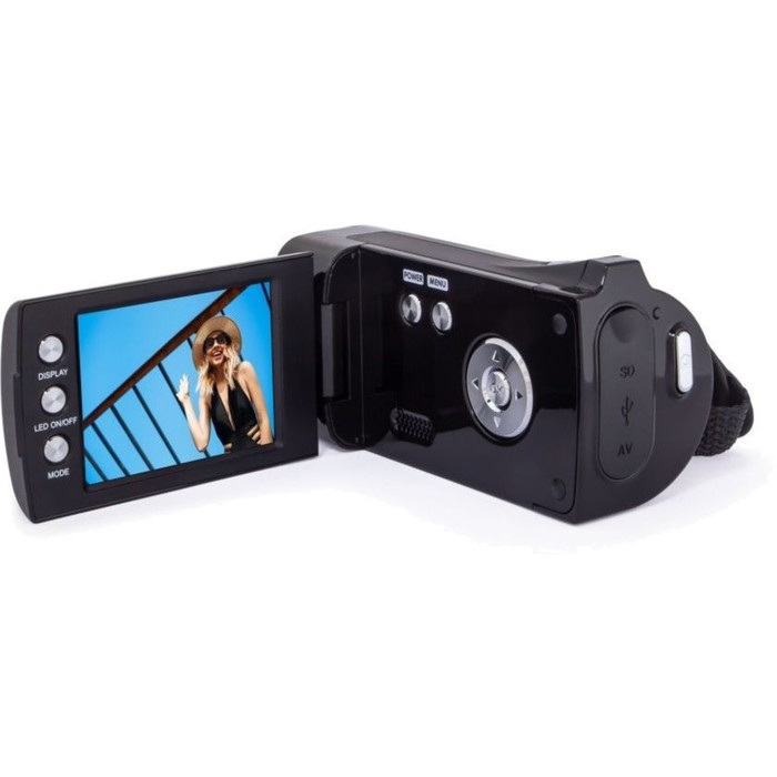 Видеокамера Rekam DVC-360 черный IS el 2.7" 1080p SDHC Flash/Flash - фото 51816468