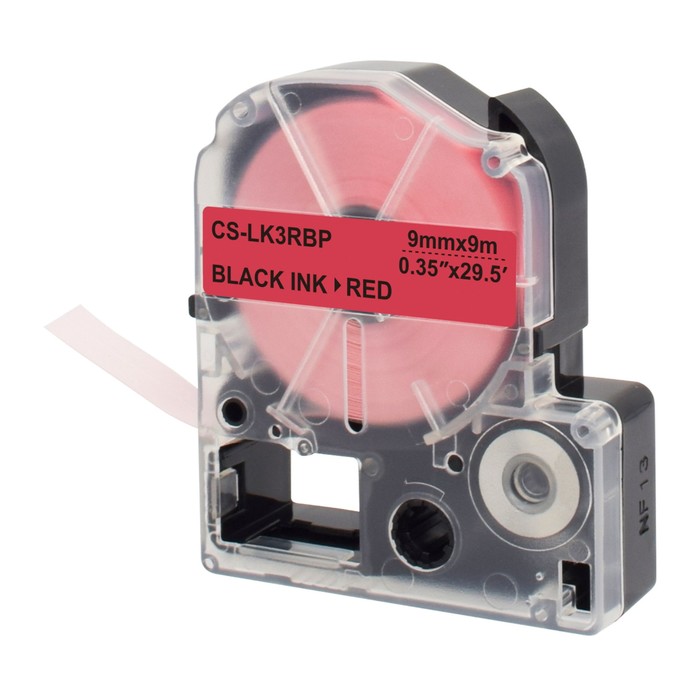 Картридж ленточный Cactus CS-LK3RBP, чёрный, для Epson LW300/LW400/LW700/LW600P/LW1000P/K400