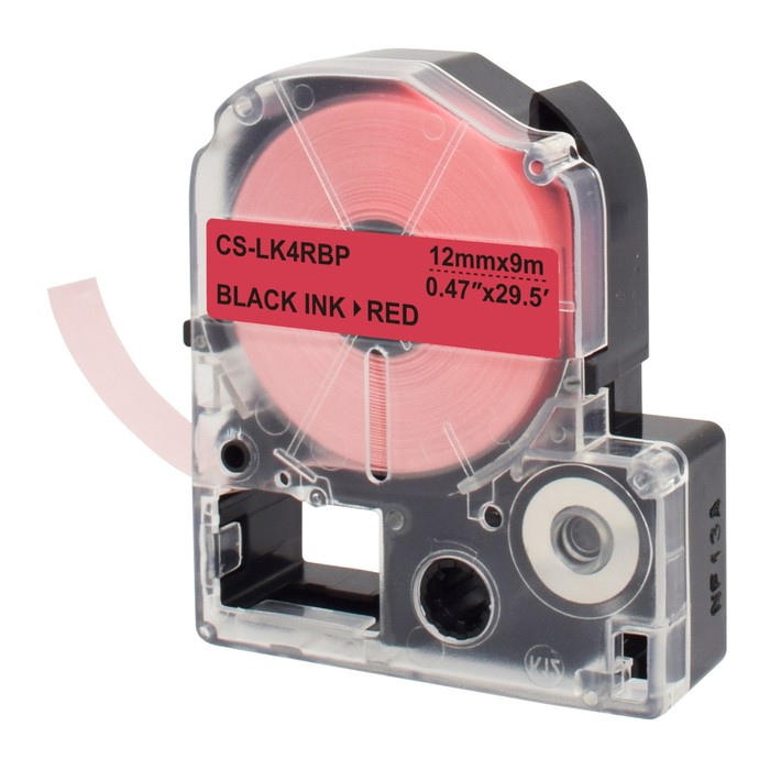 Картридж ленточный Cactus CS-LK4RBP, чёрный, для Epson LW300/LW400/LW700/LW600P/LW1000P/K400