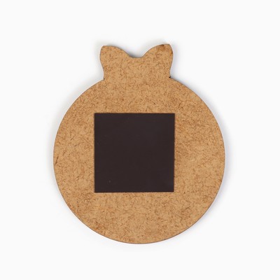 Магнит новогодний деревянный «Сказачного года, змейка», 6.9 х 8 см