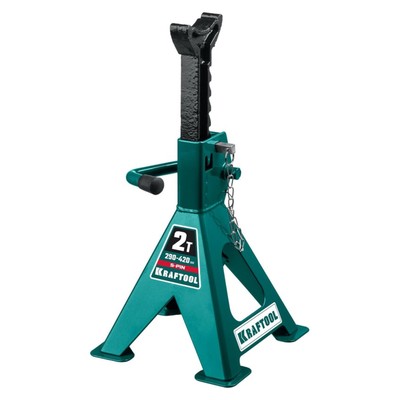 Подставка страховочная KRAFTOOL 43465-2, усиленная, со штифтом, 290 - 420 мм, 2 т