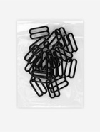 Регулятор для бретелей, металлический, 20 мм, 20 шт., чёрный (комплект 5 шт) - фото 37493874